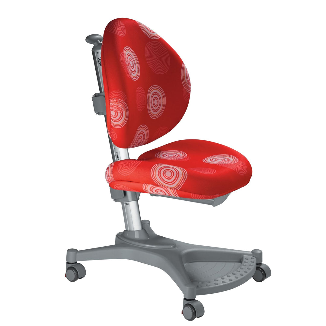Mayer Ergonomiczne krzesło rosnące z dzieckiem MyPony czerwone kółka