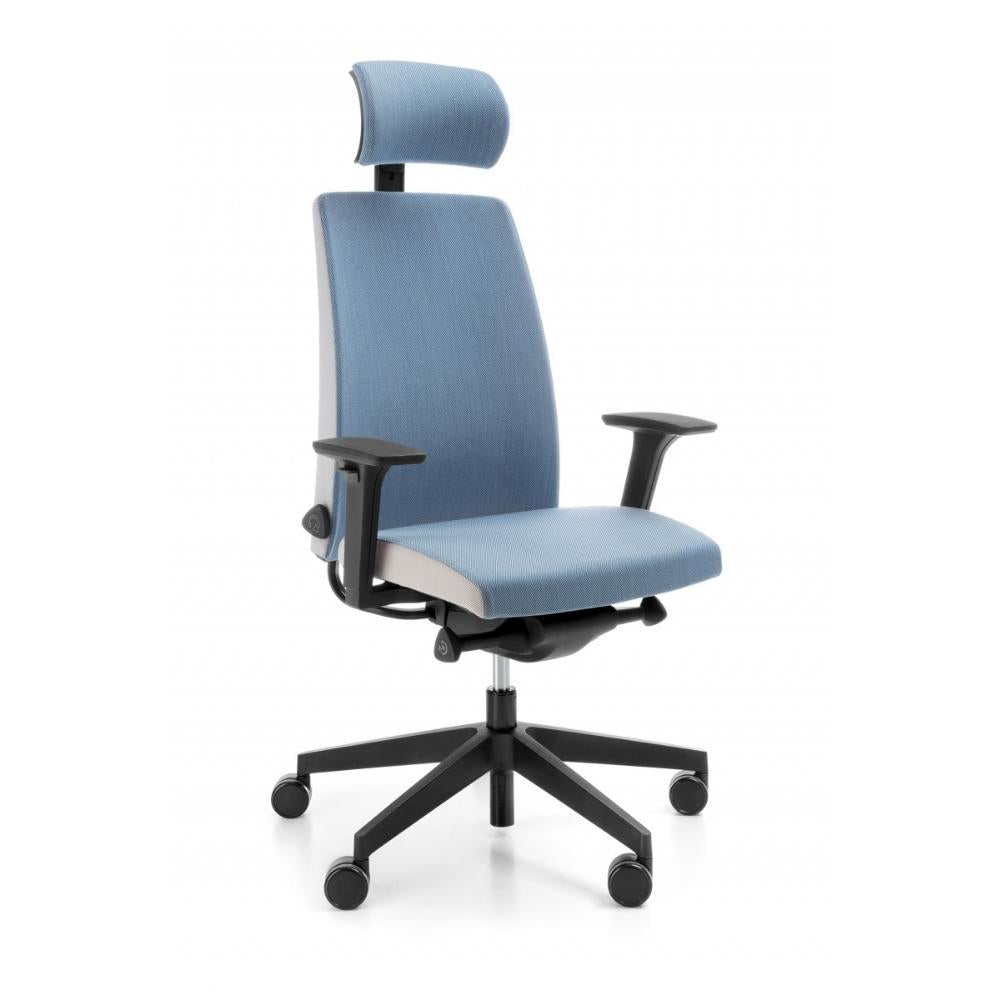 Profim Fotel ergonomiczny Fotel biurowy obrotowy  z zagłówkiem Motto