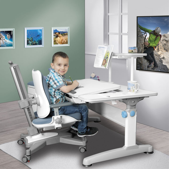 Mayer Krzesło ergonomiczne do biurka MyChamp zielone kółka