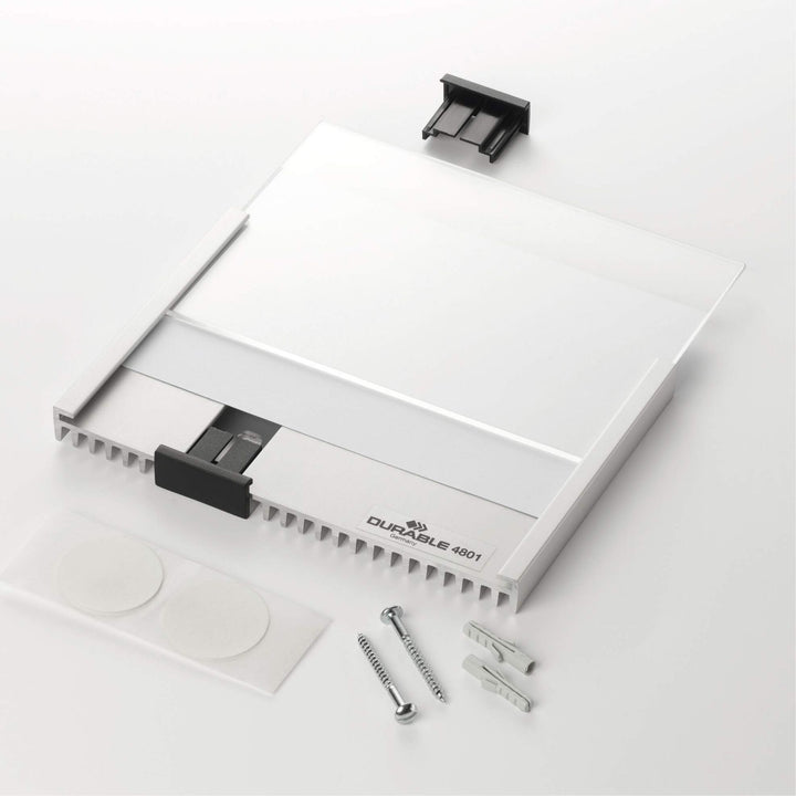 Durable INFO SIGN Tabliczka przydrzwiowa A4 pozioma 210x297 mm srebrna