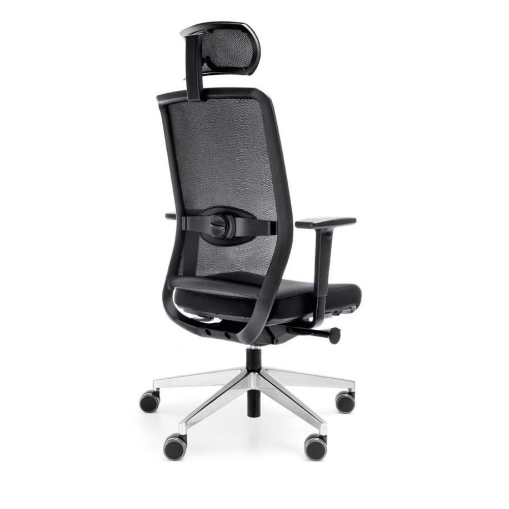 Profim Fotel ergonomiczny Fotel biurowy obrotowy z zagłówkiem Veris Net