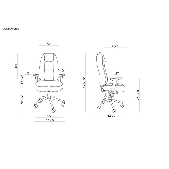 UNIQUE Fotel ergonomiczny Commander