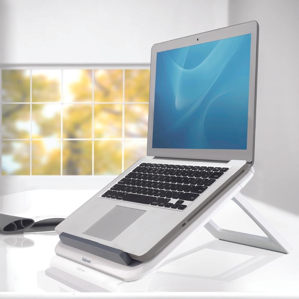 Fellowes Podstawka pod laptop Quick Lift I-Spire™ biała