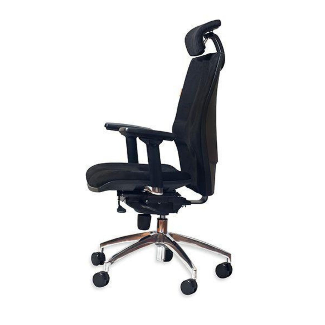Kulik System Fotel ergonomiczny Elegance K4, czarny, 170-180 cm, 3D
