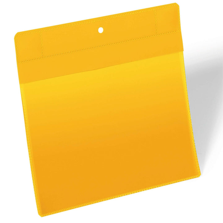 Durable Kieszeń magazynowa na magnes neodymowy A5 pozioma żółta 10szt.
