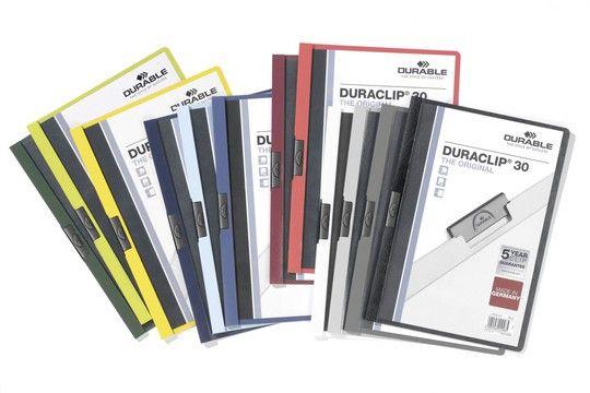 Durable Skoroszyt zaciskowy Duraclip PVC 1 - 30