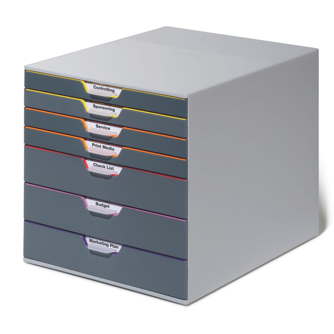 Durable Varicolor pojemnik na dokumenty z 7 szufladami