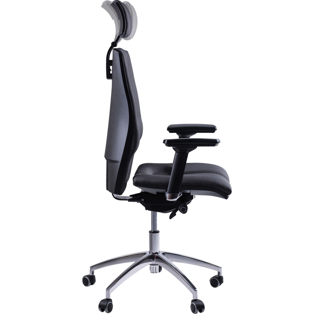 Kulik System Fotel ergonomiczny Elegance K4, czarny, 170-180 cm, Vario