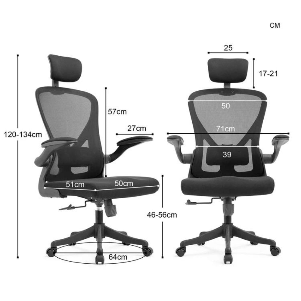 Spacetronik Krzesło biurowe ergonomiczne ARON