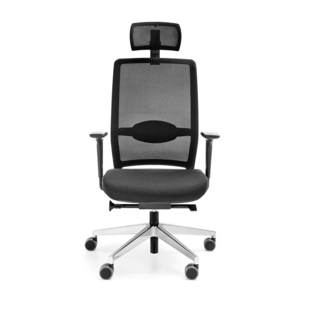 Profim Fotel ergonomiczny Fotel biurowy obrotowy z zagłówkiem Veris Net