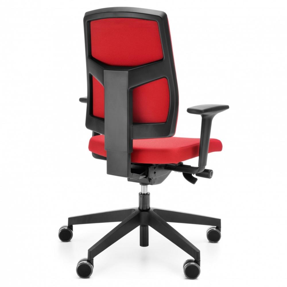 Profim Fotel ergonomiczny Fotel biurowy Classic Raya - tapicerowany tył oparcia