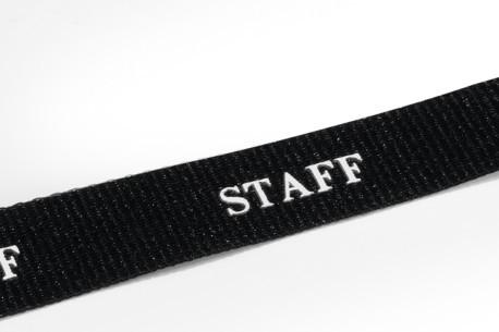 Durable Taśma tekstylna 20mm z nadrukiem "STAFF" 10szt