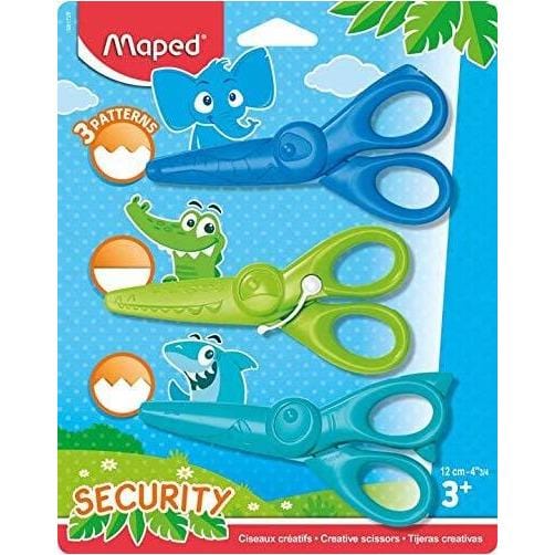 Maped Zestaw 3 x nożyczki kreatywne 12 cm