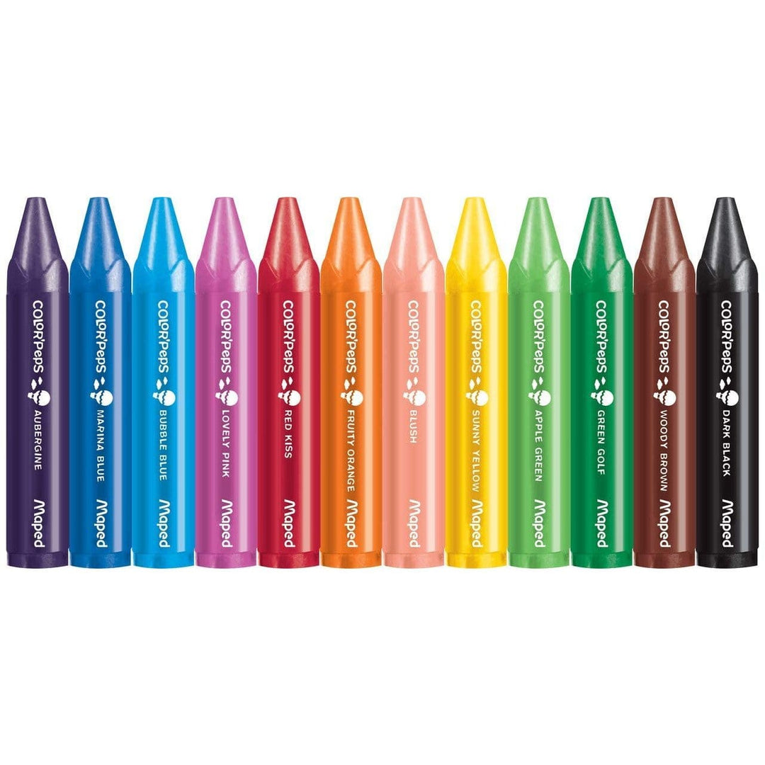 Maped Kredki woskowe dla maluszków 12 kolorów Jumbo Colorpeps