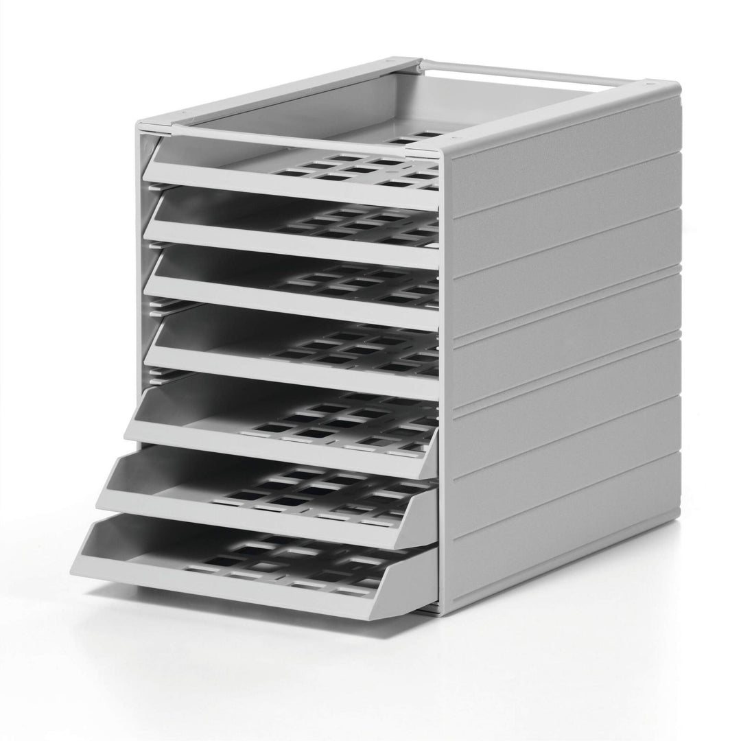 Durable Idealbox Basic Pojemnik na dokumenty 7 szuflad szary