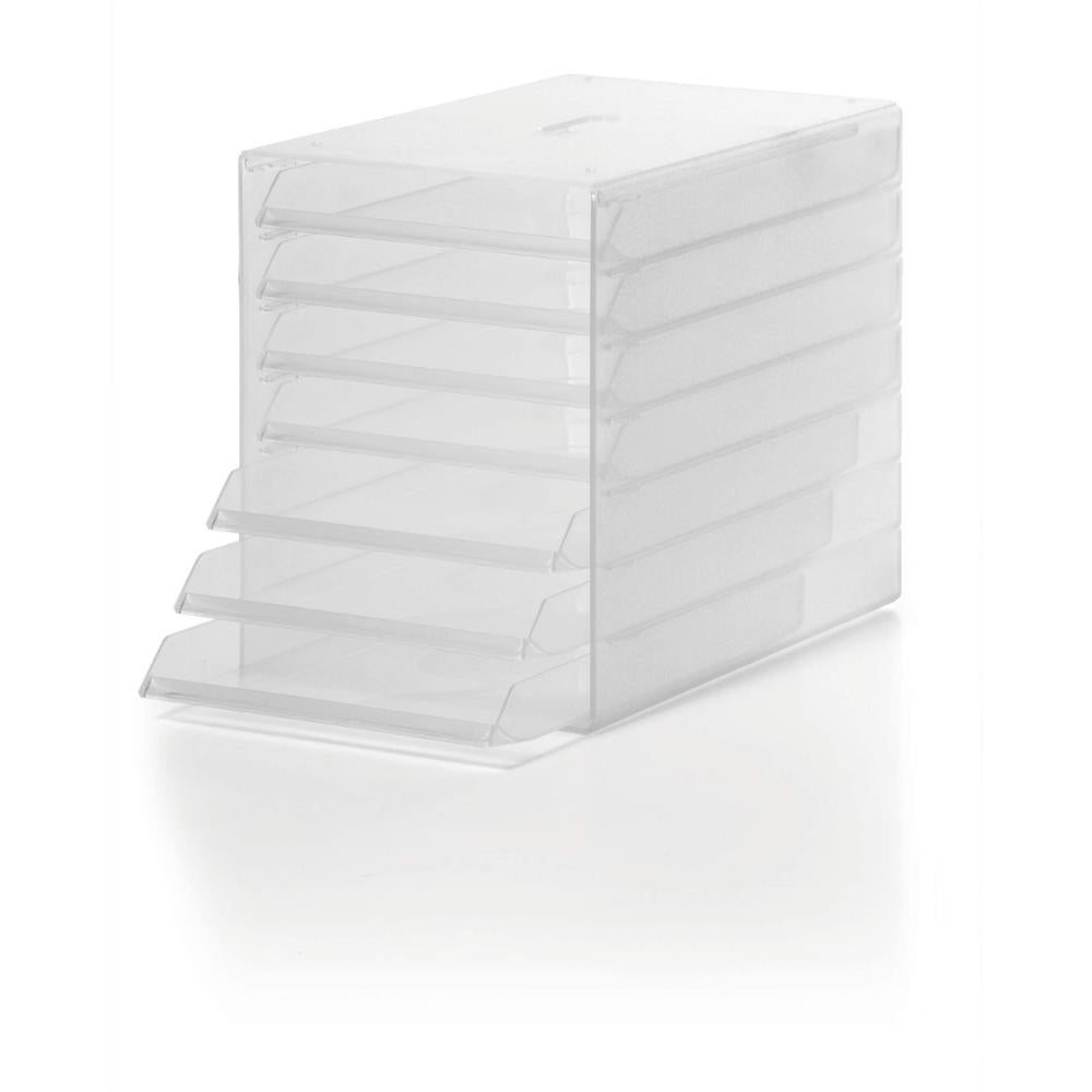 Durable Idealbox  pojemnik na dokumenty  7 szuflad  przezroczysty