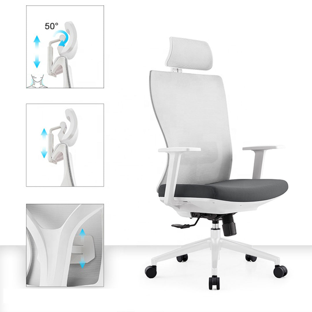 Spacetronik Fotel ergonomiczny fotel biurowy obrotowy Elsa